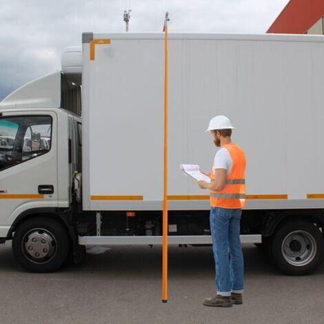 6m Telescopic Height Measuring Stick – Lorry/Truck/Caravan – 1.13-6.1m Rod
