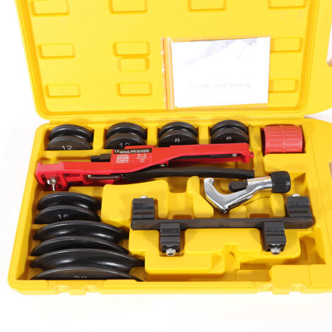 Ø6mm-22mm Manual Tube Bender Kits Portable Copper Pipe Bending Machine Hand Tool