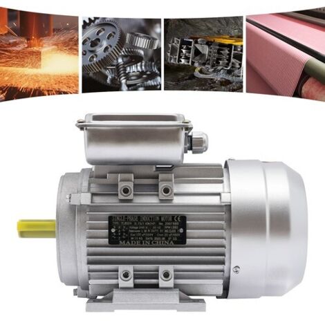 750W 1HP 1400RPM Electric Motor Single-phase For Cement Concrete Mixer Motor