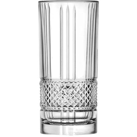 Set di 6 bicchieri bibita "Brillante" in Luxion, Servizio da tavola elegante, 100% Made in Italy, capacit36,9 cl (1/4)