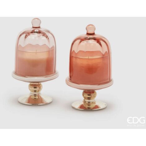 EDG, CANDELA PROFUMATA CON ALZATINA Ø9XH16CM 'OUD' ASSORTITA, NATALE, CASA