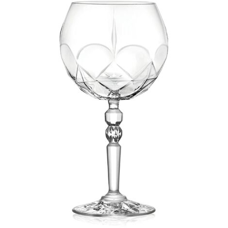 RCR Cristalleria Italiana Alkemist Calice Gin Tonic - Set da 6 Calici Gin Tonic in Vetro