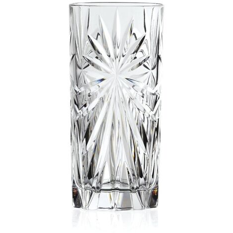 Set di 6 bicchieri bibita "Oasis" in Luxion, Servizio da tavola elegante, 100% Made in Italy, capacit36 cl (1/2)
