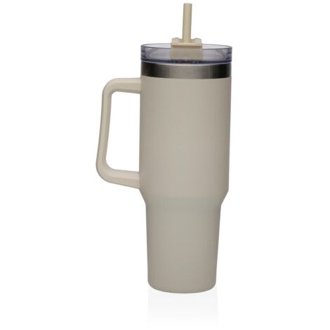 Tazza Thermos con Coperchio Versa Beige (1/2)