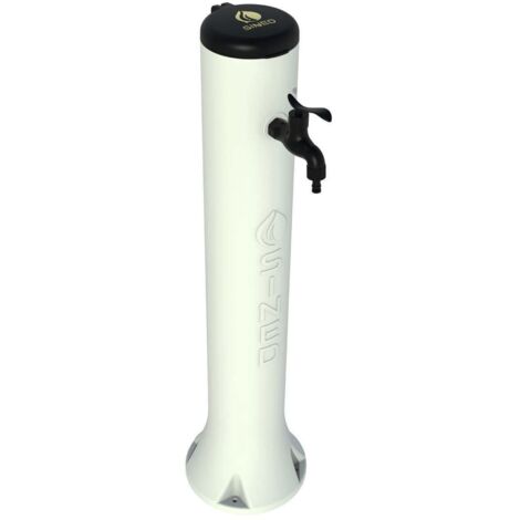 SINED Tritone Fontanella Da Giardino In Hdpe Predisposizione Per Attacchi Rapidi Bianco
