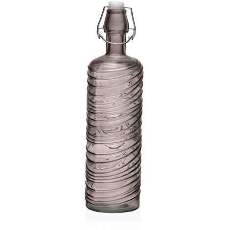 Bottiglia d'acqua Versa Grigio Vetro Alluminio 1 L 8,2 X 30,6 X 8,2 CM