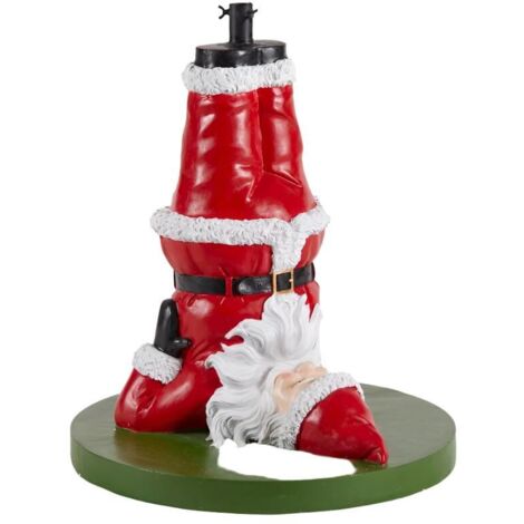 Base albero "Babbo natale " per albero di Natale supporto in metallo da 65 cm