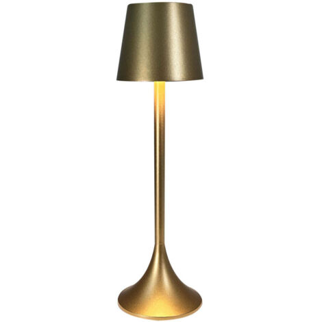 T'ILLUMINO Lampada Ellon Touch H 380 Mm D 107 Mm 5200 mAh 3,5 W Antik Gold