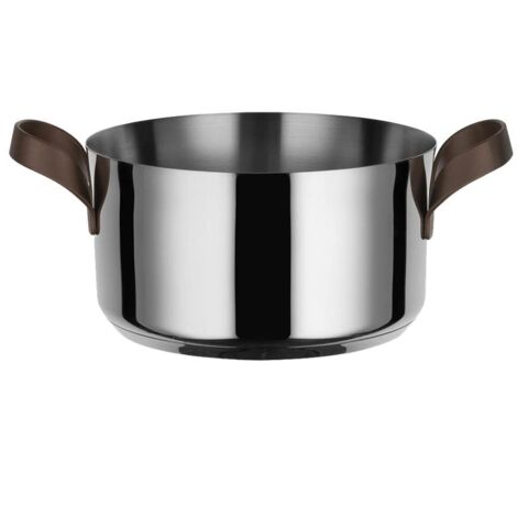 Alessi Edo Casseruola a Due Manici in Acciaio Inox Ø20 cm