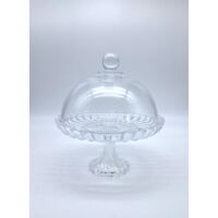 BONTURI CASA HOME DECORATION Alzata Cake Vetro Janice D 20 Cm H 18 Cm Centrotavola