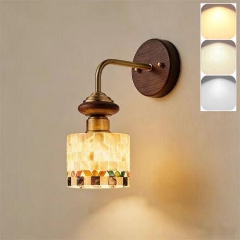 Applique murale LED multicolore,lumière tricolore, éclairage décoratif,convient comme lampe de chevet pour la chambre,le salon et le couloir. (1/5)