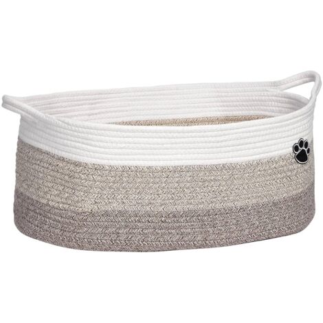 SIENTICE Panier de rangement pour jouets, panier tressé résistant, grand panier de rangement tressé, pour le salon et la chambre (1/5)