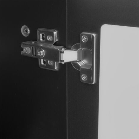 Tiroir de télévision avec deux compartiments et deux portes. Meuble destiné au rangement des appareils électroniques. Design classique en noir et blanc. Dimensions : 180 x 38 x 45 cm (longueur x large (1/5)