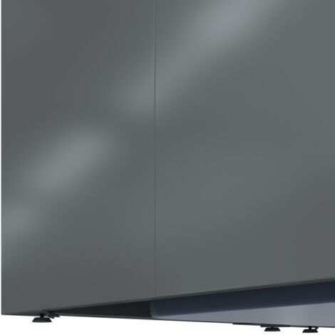 Boîte à ordures, avec couvercle qui s’ouvre facilement. Des ouvertures de ventilation avec des lames. Compartiments pour le stockage des déchets. Étanche. Quatre portes. (1/5)