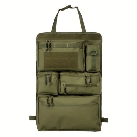 Organisateur de bagages multifonctionnel , sac de rangement pour dossier, sac de rangement à multiples poches pour le voyage (vert olive) (1/5)