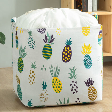 Panier de rangement pour vêtements sales, pliable, boîte de rangement pour jouets, panier à vêtements sales à cordon, avec poignée 504070cm (1/5)