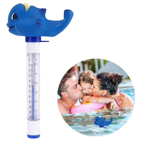 1 pièces thermomètre poisson thermomètre de piscine thermomètre flottant thermomètre de baignoire bébé dessin animé Animal mesure de la température (1/5)