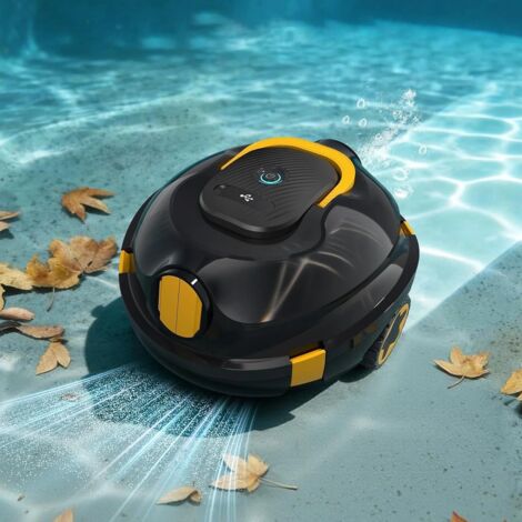 Robot nettoyeur de piscine sans fil, aspirateur de piscine rechargeable avec fonction de stationnement automatique, nettoyeur de piscine électrique (1/5)