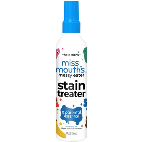 Spray Détachant Miss Mouth's Messy Eater – 4 oz – Indispensable pour nouveau-nés et bébés – Élimine les taches de nourriture sans nettoyage à sec