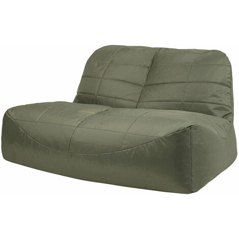 Outdoor Two Seater Sofa, Extra Large - Olive Green