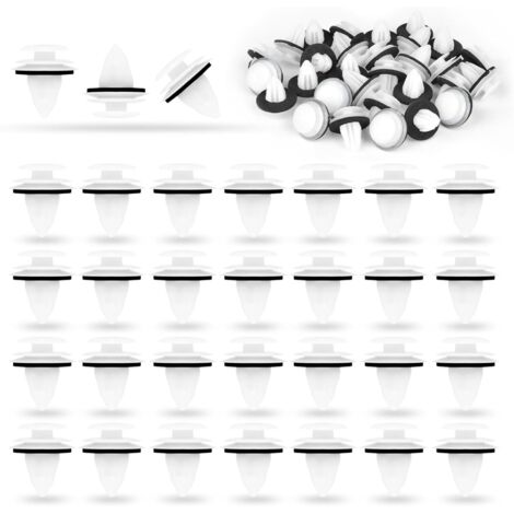 Lot de 60 clips de fixation universels pour carrosserie de voiture Revêtement de portière de voiture Clips de porte de voiture Clips de portière Clips de porte Clips de porte Clips de porte (1/5)