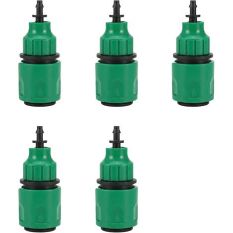 Lot de 5 Raccords de Tuyau en Plastique 4/7 et 8/11 - Accessoires de Jardin pour Arroseurs - Kit Complet pour Système d'Irrigation