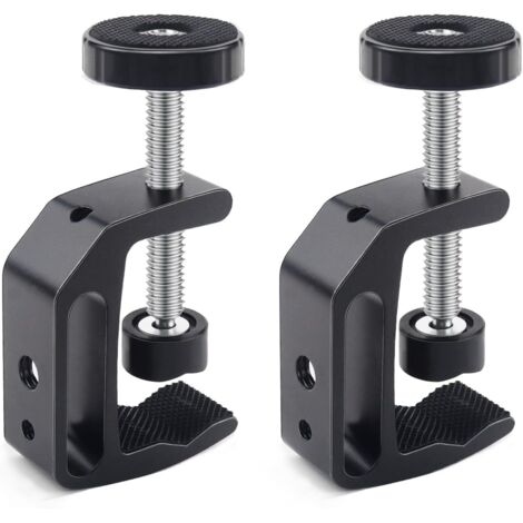 Lot de 2 Pinces en C Serre Joint en C Alliage d'Aluminium Pince de Fixation Réglable de 0 à 50 mm, Pinces en C Robustes Pour le Bricolage, le Travail du Bois (1/5)