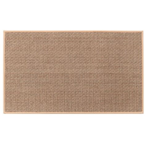 Tapis de Cuisine Tressé avec Bordure Beige Anti-Dérapant pour Cuisine Entrée et Aménagement Intérieur (1/5)