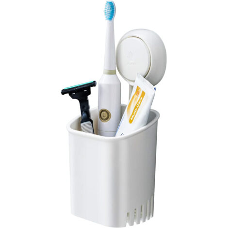 Porte-baguettes et brosses à dents ventouse Tailee, installation sans perçage pour cuisine et salle de bain (1/5)