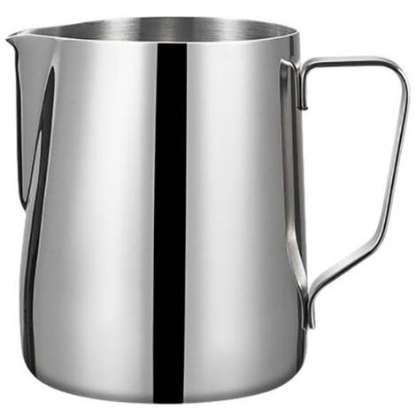 Pot à lait, bidon à lait en acier inoxydable de 600 ml avec graduation (1/5)