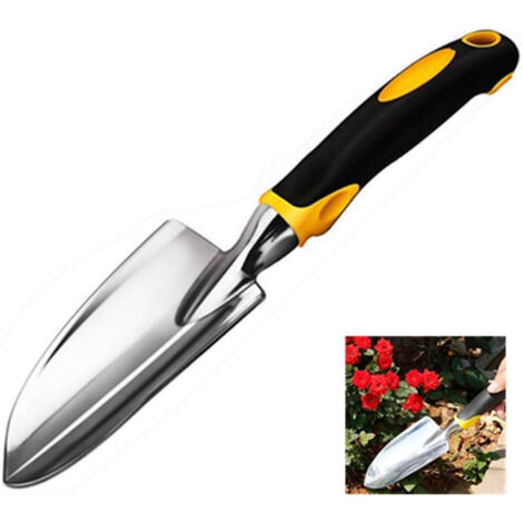 Pelle de jardin, truelle et pelle à main, souples et caoutchoutées (1/5)