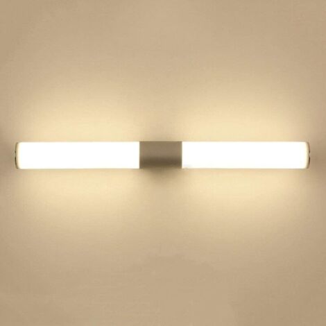 Applique Murale Miroir Avant Lumière Led Applique Murale Projecteur Salle Den éclairage Miroir Armoire Maquillage Commode Support Lumière,Lumière Chaude-12W/25Cm (1/5)