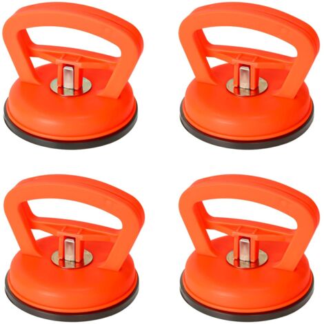 Dent Puller Car, 4 Pièces Ventouse carrosserie, Debosselage Carrosserie, Extracteur Bosses Voiture, Kit de Réparation pour Carrosserie Voiture, Verre, Carrelage (1/5)