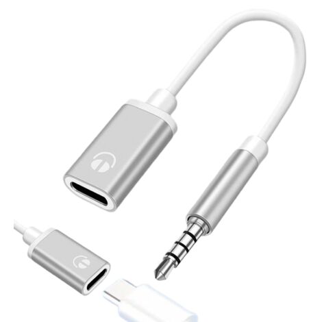 Câble Adaptateur USB De Type C Femelle Prise Jack 3,5 Mm Mâle, Câble Type C USB 3.1 Femelle Jack Audio Mal Adaptateur, Convient Aux Écouteurs, Casques Et Haut-parleurs, Compatible avec La Pl (1/5)