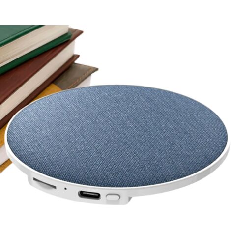 Haut-parleur plat, haut-parleur pour dormir, oreiller, haut-parleur à conduction osseuse, haut-parleur portable avec bruit blanc, aide au sommeil sans fil, basse stéréo (1/5)