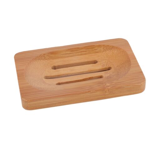 Porte-savon en bois, porte-savon en bambou, boîte en bambou résistante à la moisissure et assurant un bon drainage (1/5)