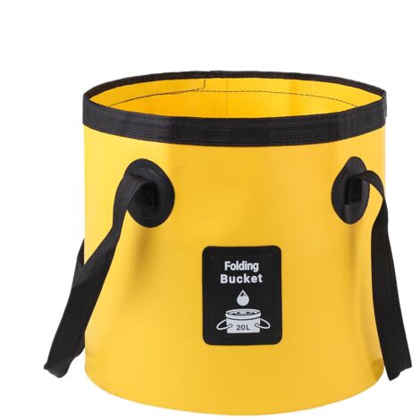 20Seau pliable –Imperméable et durable PVCUn matériau adapté aussi bien aux voyages qu'au jardinage. (1/5)