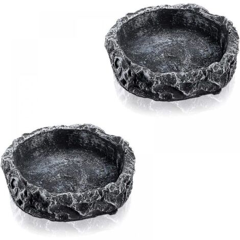 2 petits bols pour nourriture de reptiles (1/5)