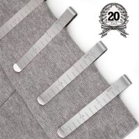 Lot de 20 pinces à ourlet métalliques 3 pouces (7,6cm) pour couture, ourlet et fixation tissu sans épingles