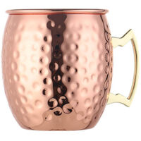 Mugs Moscow Mule, lot de 2, mugs en cuivre martelé pour bar à domicile
