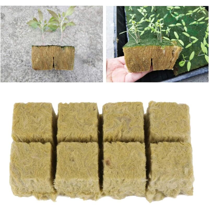 Substrat Hydroponie Semis Lot De 28 Cubes De Laine De Roche Rockwool 4x4x4 Cm - Pour Culture Hydroponique, Semis, Boutures - Substrat Stérile Réutilisable Cubes 4x4x4 Cm Lot 28 Substrat Hydroponie Semis Lot De 28 Cubes De Laine De Roche Rockwool 4x4x4 Cm - Pour Culture Hydroponique, Semis, Boutures - Substrat Stérile Réutilisable Cubes 4x4x4 Cm Lot 28