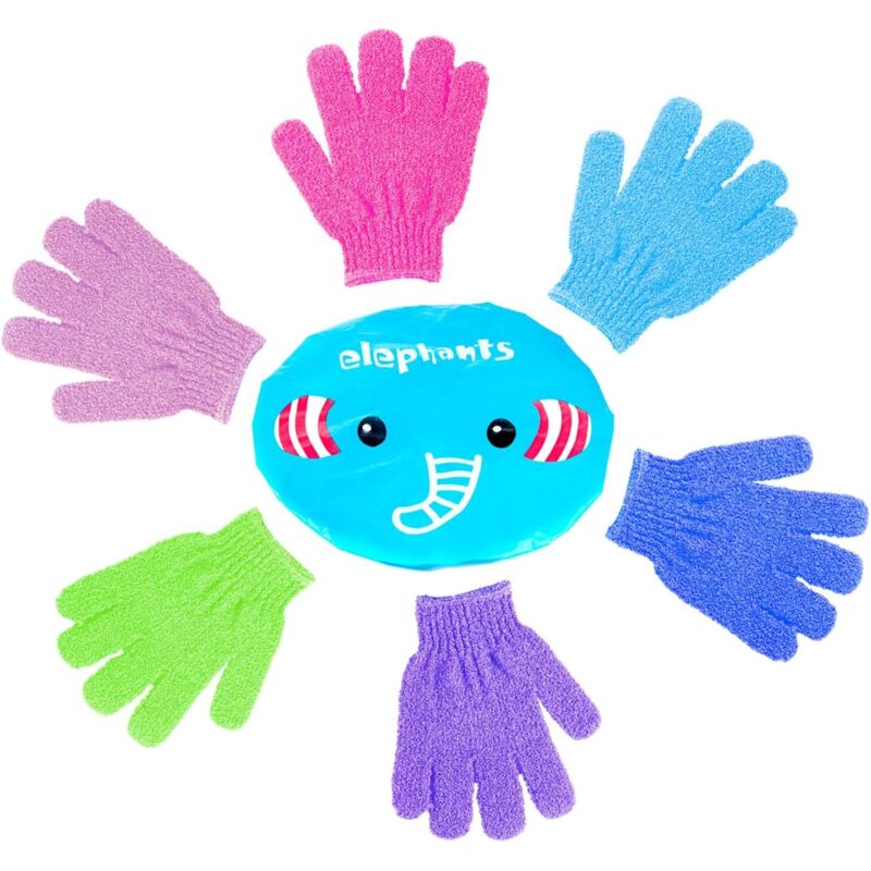 Healvian 2 Gants De Bain Enfant Cartoon Tigre - Serviettes Douces Et Amusantes Pour Nettoyage Corporel