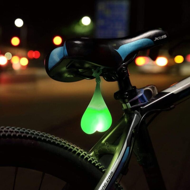 Brassard Feu Arrière Vélo LED Ultra Léger - Mode Clignotant - Silicone - 3 Couleurs