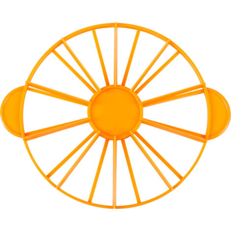 Diviseur gâteau 10 à 12 parts plastique orange (1/5)
