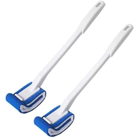 Brosse de toilette Brosse de cuvette Brosse de salle de bain Brosse de toilette sous le rebord Brosse de toilette incurvée anti-rayures (1/2)