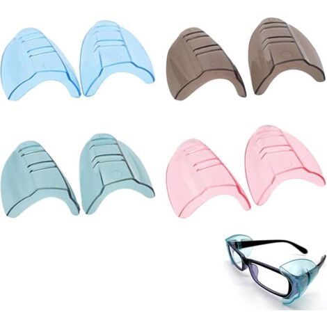 Lot de 4 protections latérales pour lunettes de sécurité, lunettes de sécurité (1/3)