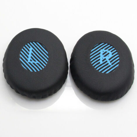 Lot de 2 coussinets d'oreille de rechange en similicuir pour casque (1/5)