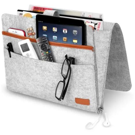 Sac de rangement en feutre avec poches canapé-lit confortable sac de rangement en feutre pliable (1/5)