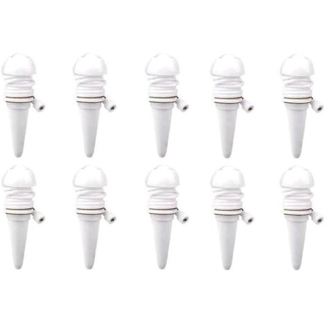 Lot de 10 sondes d'arrosage automatique pour plantes en céramique (1/3)