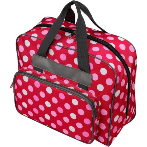 Mallette de transport universelle pour machine à coudre (rouge) (1/3)